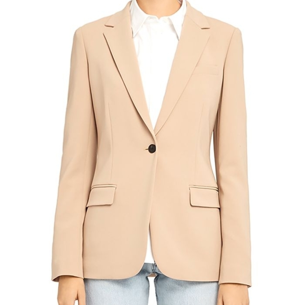 Theory Staple Blazer in Admiral Crepe